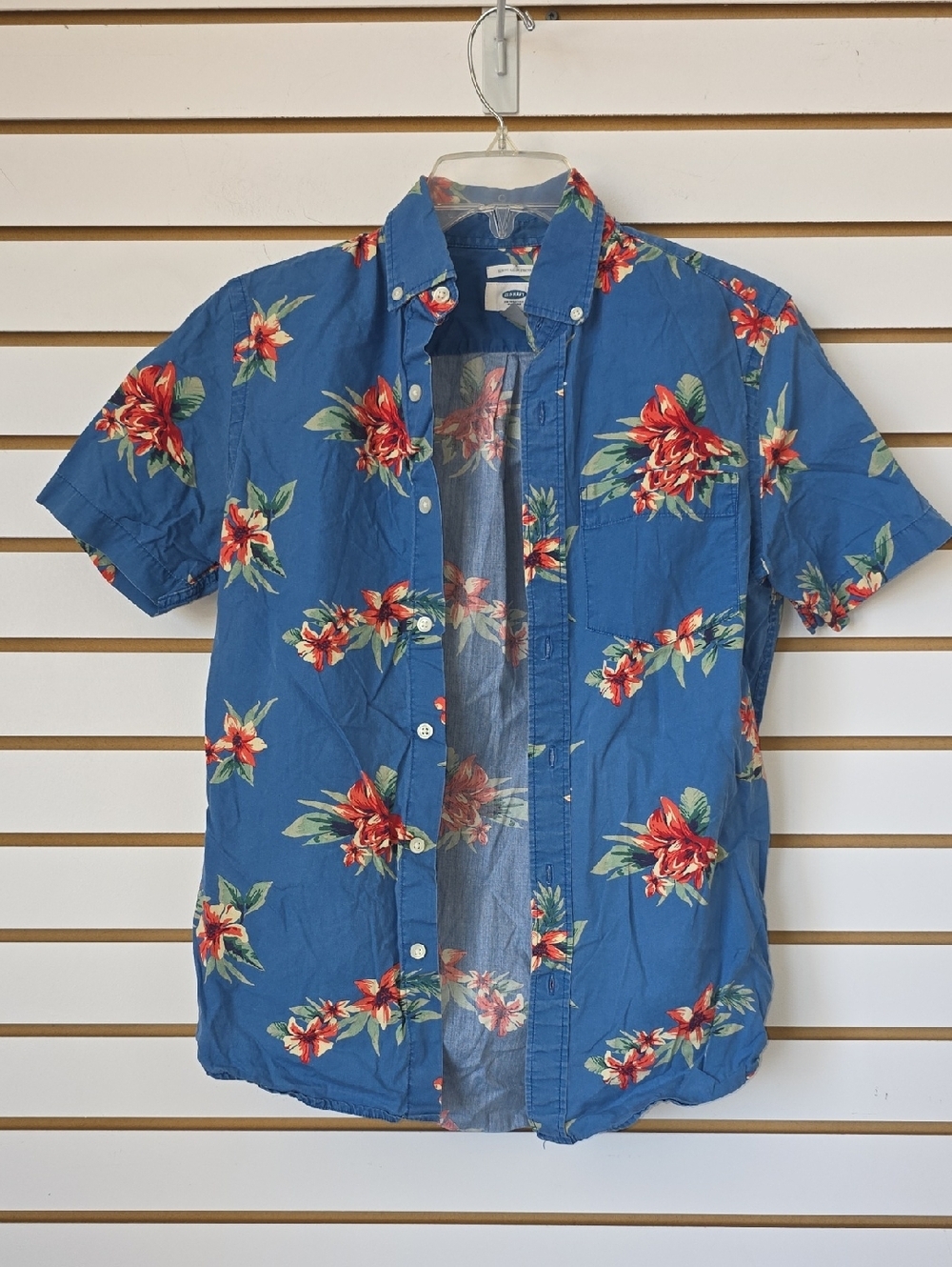 Old Navy Cotton Short Sleeve Button-Down Shirt
